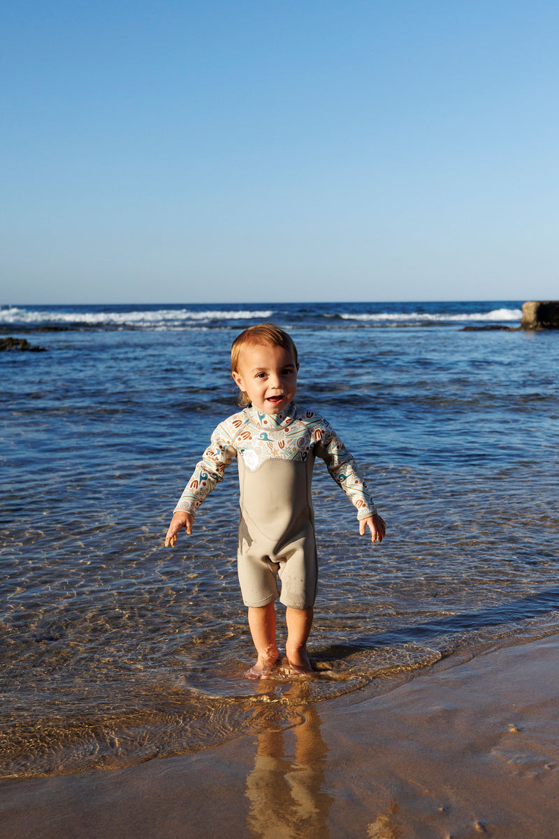 Kids Long Sleeve Springsuit - Reef