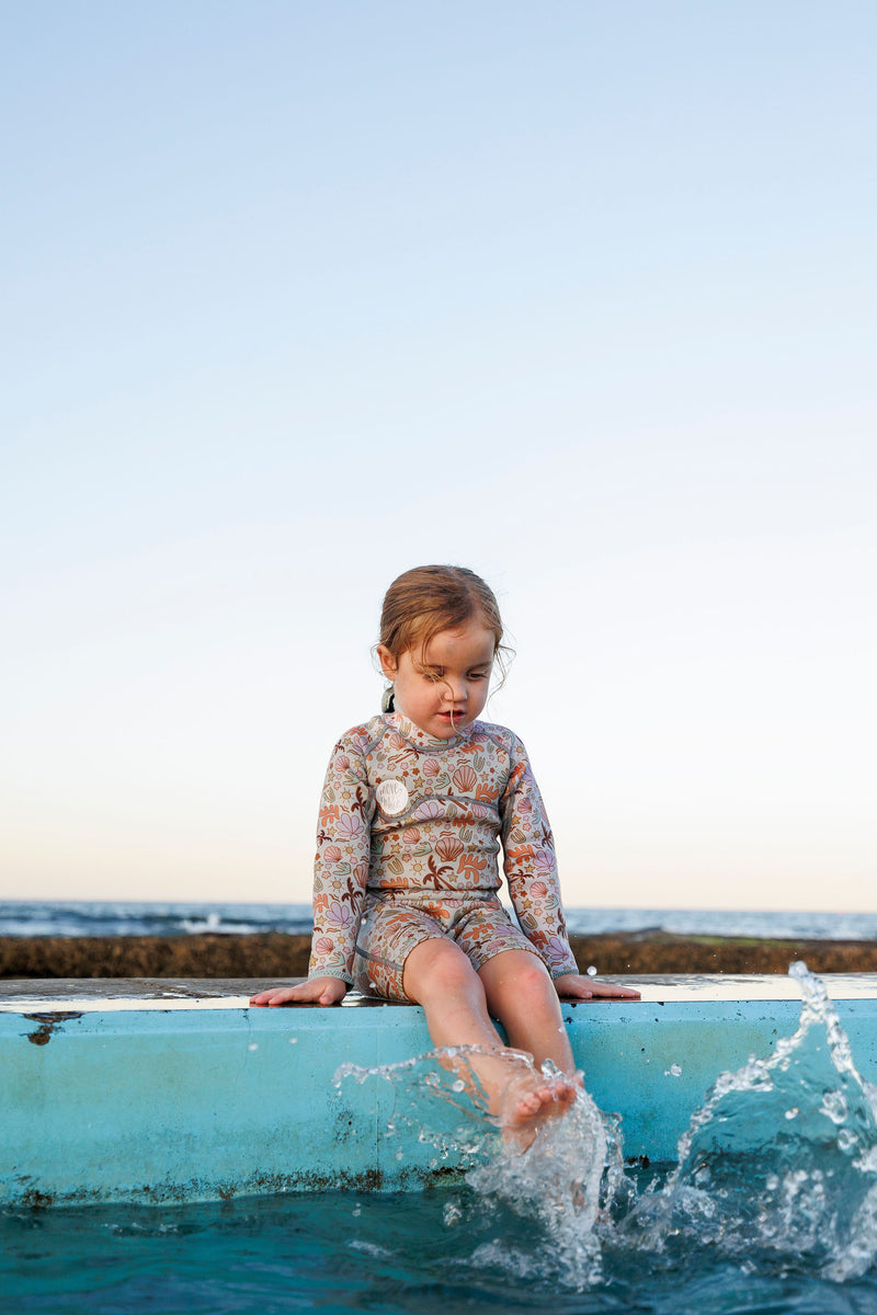 Kids Long Sleeve Springsuit - Cove